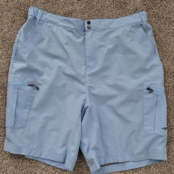 Men's Reel Life Light Blue Shorts X-Large - Picture 1 of 8